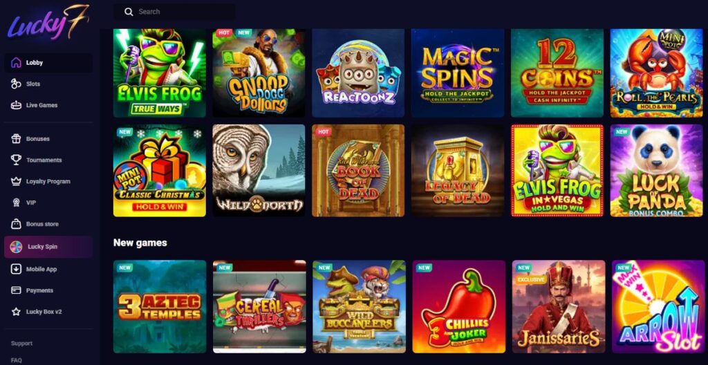 lucky7even casino